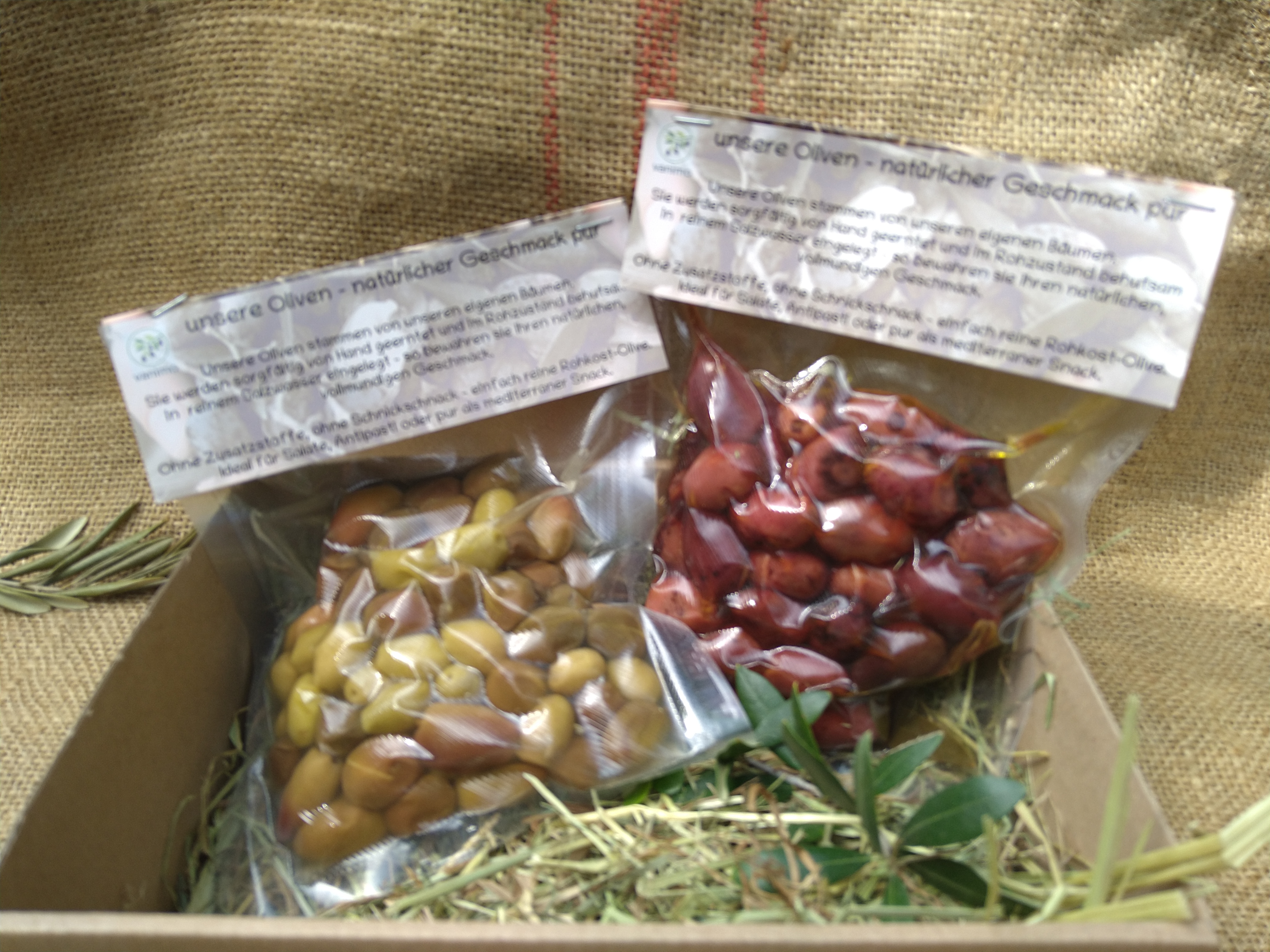 Oliven im neuen Gewand